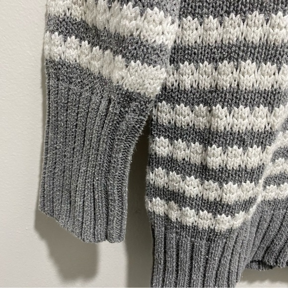 PEEK Striped Sweater Gray White Size XXL 12 🌟 - Picture 3 of 6